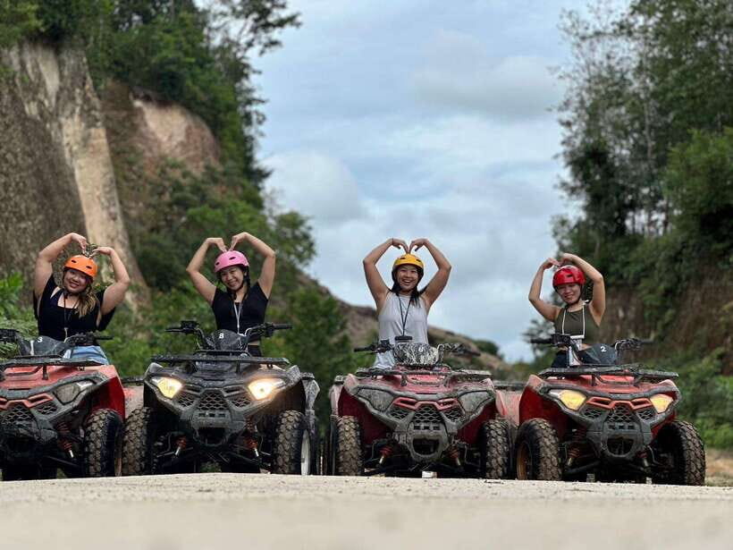 Ao Nang: Krabi kayaking and and ATV Extreme - After the water: switching from lagoon calm to quad-bike terrain