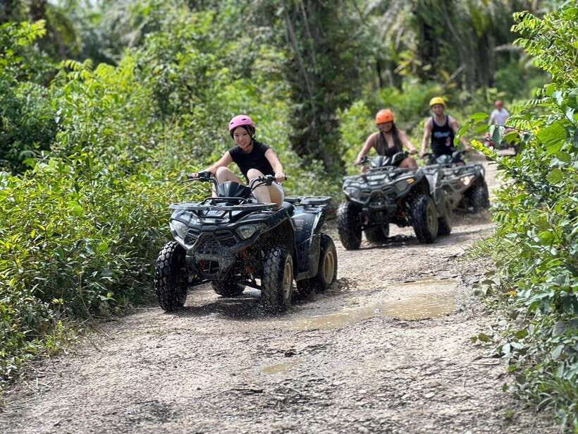Ao Nang: Krabi kayaking and and ATV Extreme - Nong Thale: the long water stop with snorkeling, swimming, and local snacks