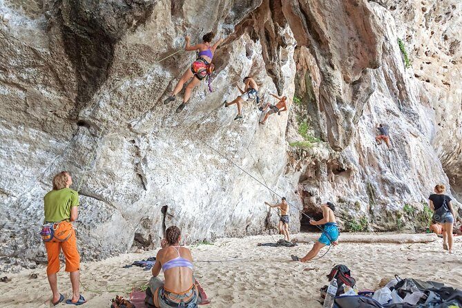 Half-Day Rock Climbing Course at Railay Beach by King Climbers - The Railay stops: Railay Beach, Phra Nang Cave Beach, and Basecamp Tonsai