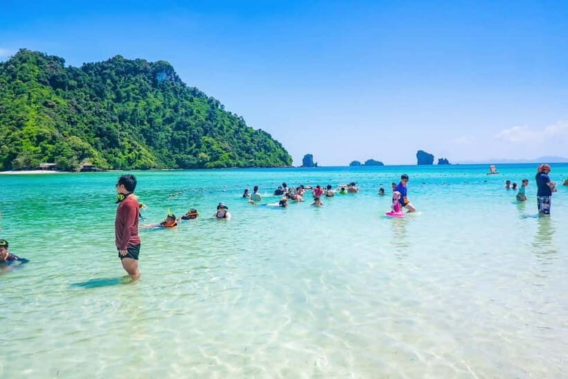 Krabi: 7 Islands Sunset by Longtail Boat with Snorkeling - Food, dietary needs, and the national park fee math