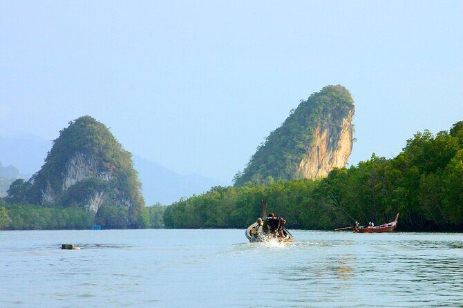Krabi Cultural Experience - Khao Khanab Nam Cave: Longtail Boat Up to the Mud Crab Sculpture