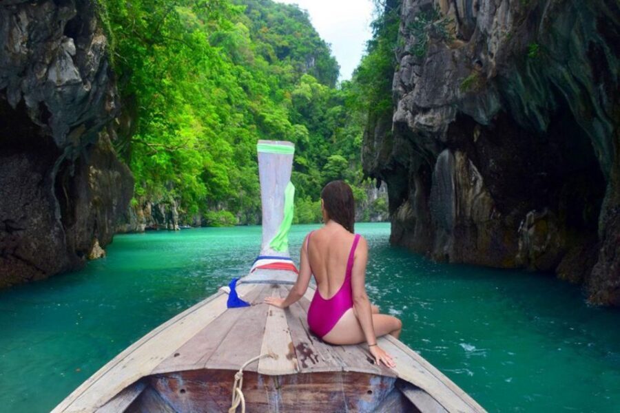 Krabi: Hong Islands Day Tour by Longtail Boat - Safety and comfort: masks, life jackets, and onboard basics