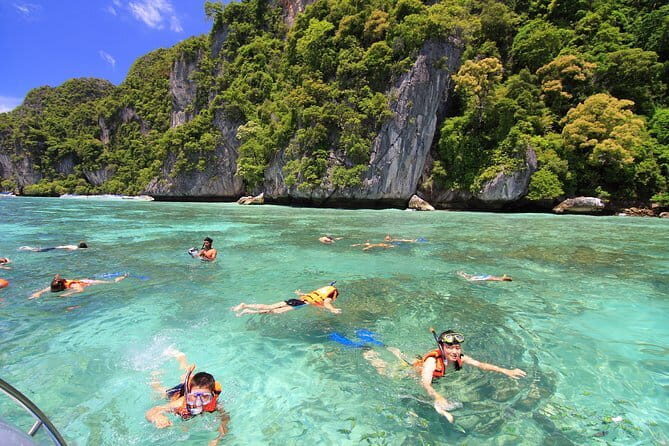 Krabi: Phi Phi, Maya Bay, Bamboo Island Speedboat Tour with Lunch - Monkey Beach: nice sighting odds, but plan for low tide