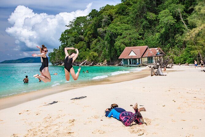 Phi Phi + 4 Islands Avoid the Crowds Tour From Krabi - Bamboo Island: classic swim-and-snorkel beach time