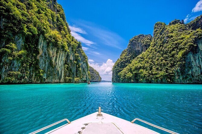 Phi Phi Island and Bamboo Island Snorkeling Tour From Krabi - Viking Cave and Pileh Bay: caves and cliff-lagoon views
